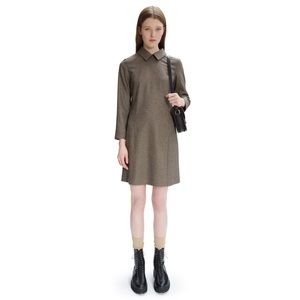 houndstooth wool APC dress